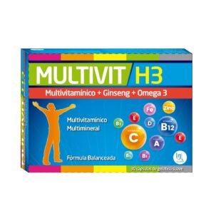 Multivit Geriátrico (Multivitamínico + Ginseng + Omega 3)