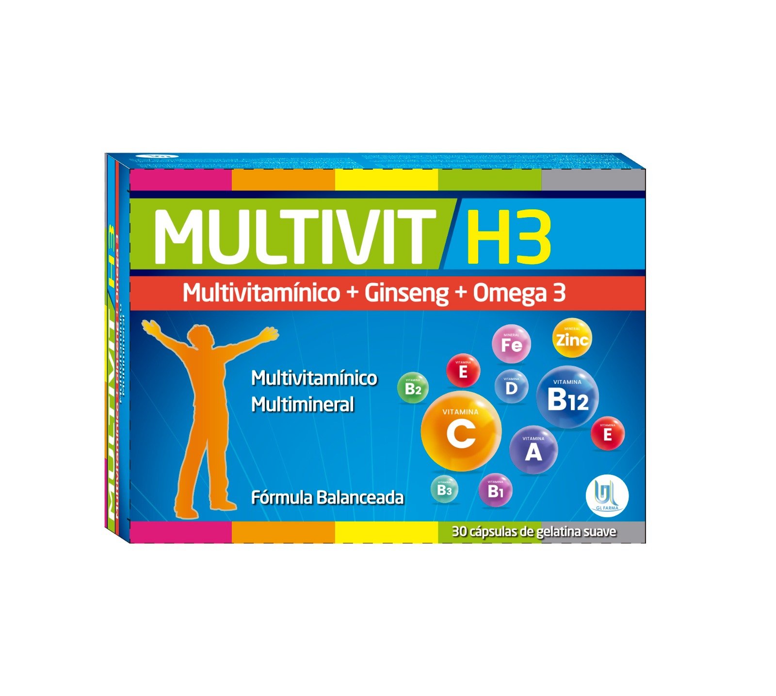 Multivit Geriátrico (Multivitamínico + Ginseng + Omega 3)
